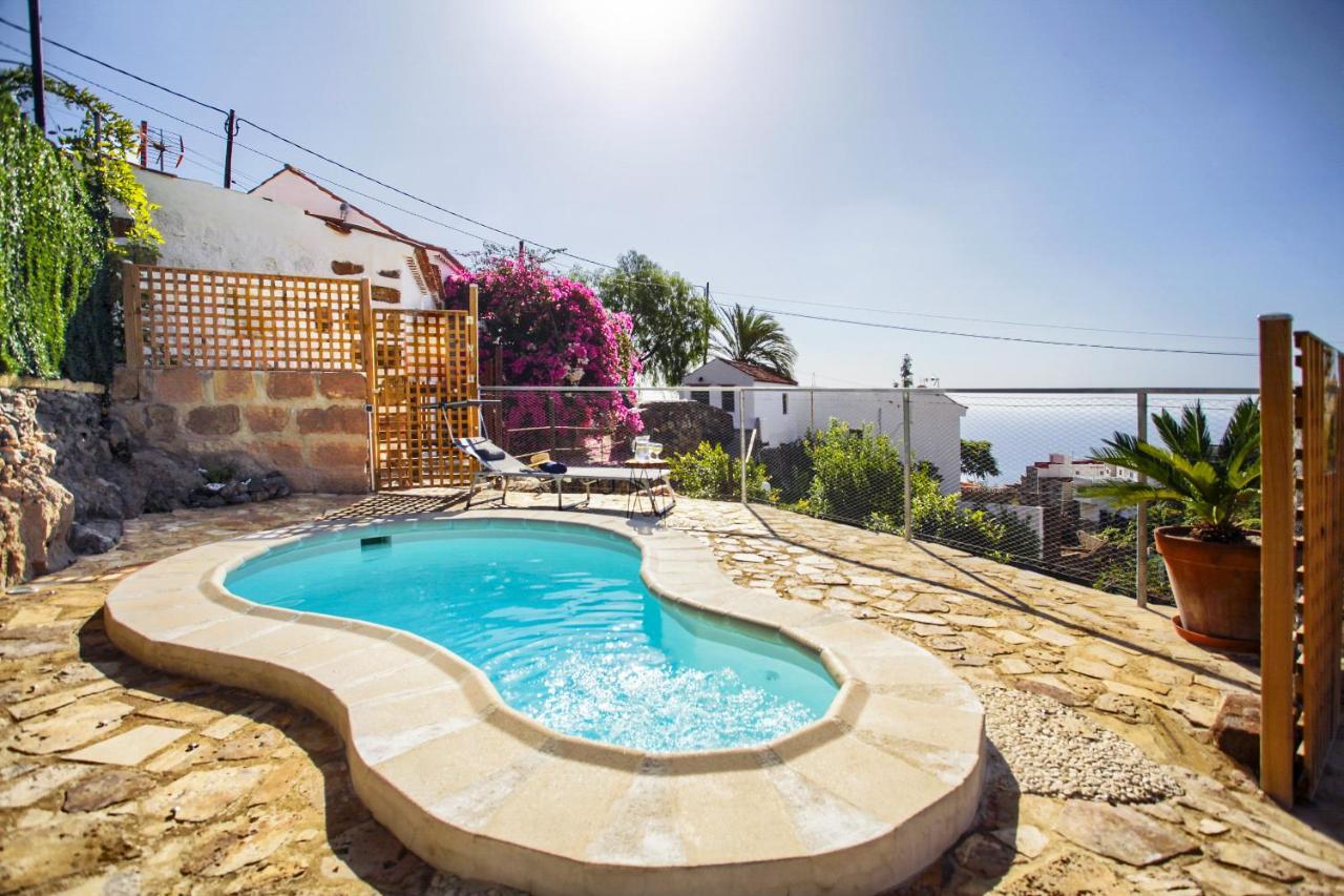 Romantic Hamlet Cottage With Private Pool La Fragua De Eliseo Candelaria Exterior photo