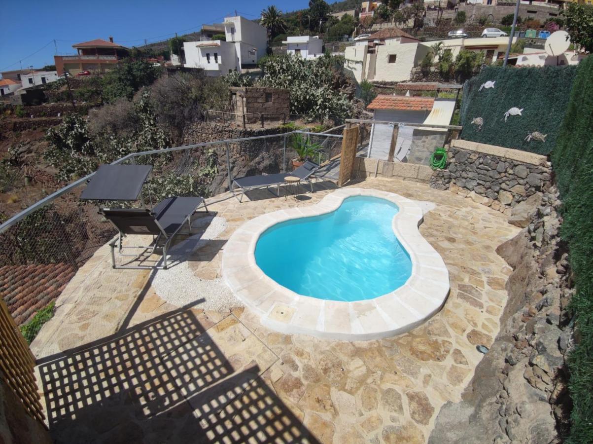 Romantic Hamlet Cottage With Private Pool La Fragua De Eliseo Candelaria Exterior photo